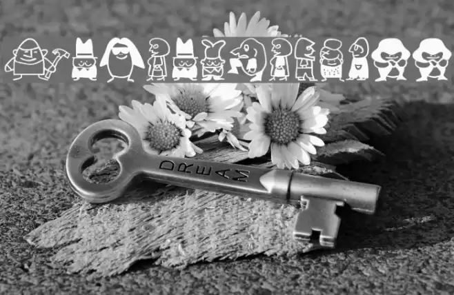 KidSignsThree Font examples