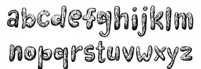 KidStories Schriftart Kleinbuchstaben