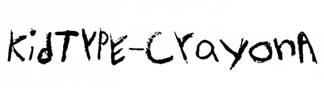 KidTYPE-CrayonA  baixar fontes gratis