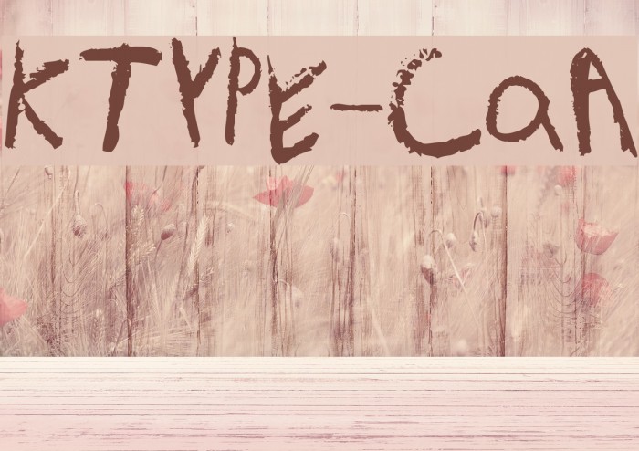 KidTYPE-CrayonA Font examples