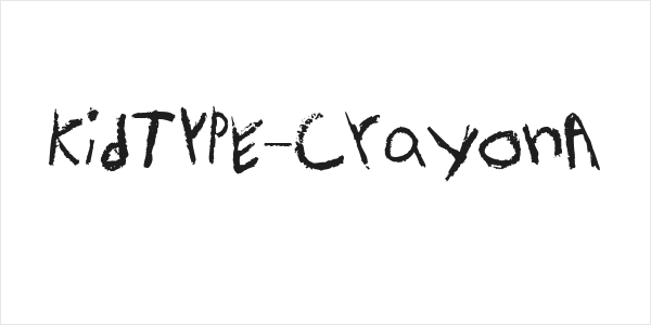 KidTYPE-CrayonA Logo