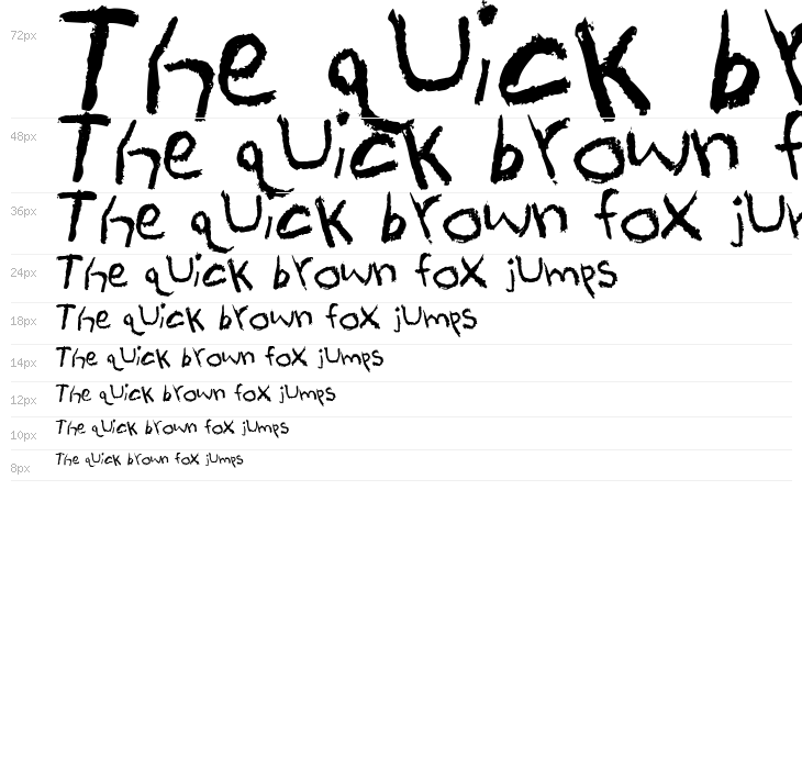 KidTYPE-CrayonA Waterfall