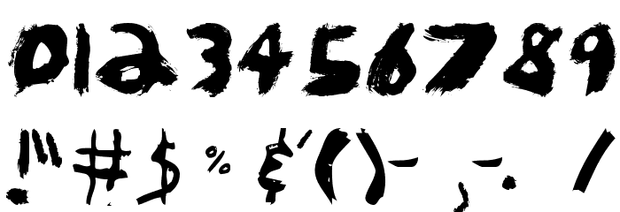 KidTYPEPaint Font OTHER CHARS