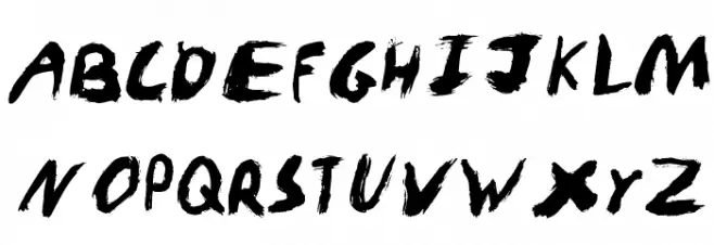KidTYPEPaint Font Litere mari