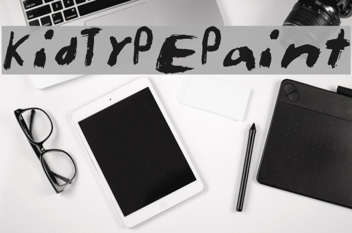 KidTYPEPaint Font examples