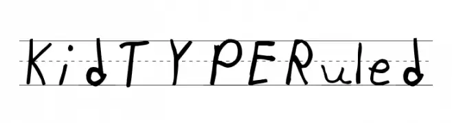 KidTYPERuled  Free Fonts Download