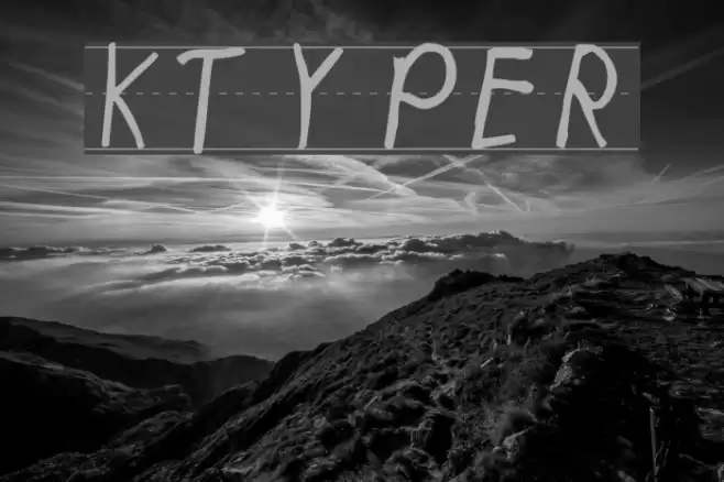 KidTYPERuled Font examples