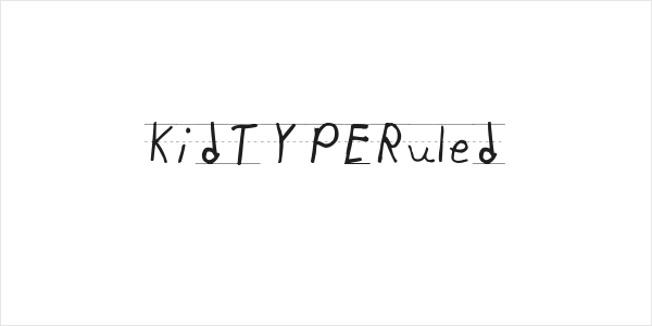 KidTYPERuled Logo