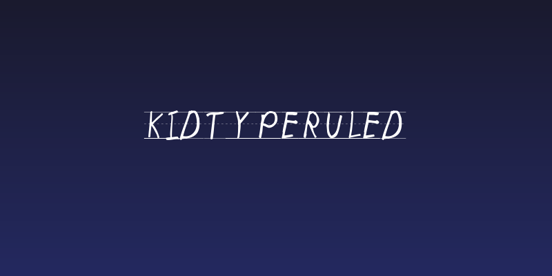 KidTYPERuled Social Header