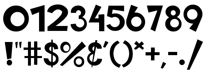 KidZone Font OTHER CHARS