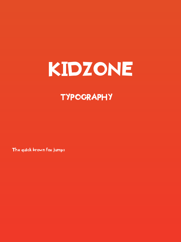 KidZone Poster