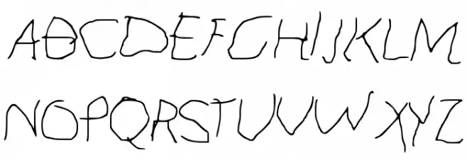 Kid_Font_ خط أحرف كبيرة
