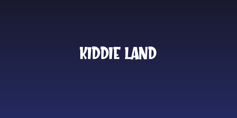 Kiddie Land Social Header