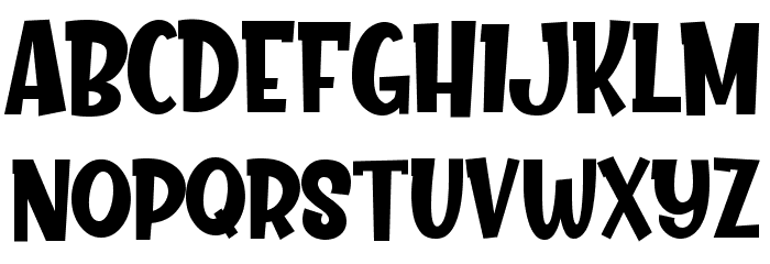 Kiddie Land Font LOWERCASE