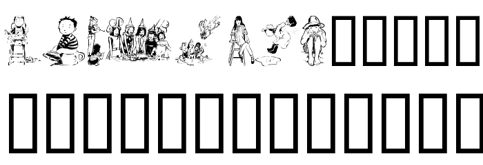 KiddieClip 1 Font LOWERCASE