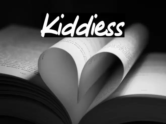 Kiddiess Font examples