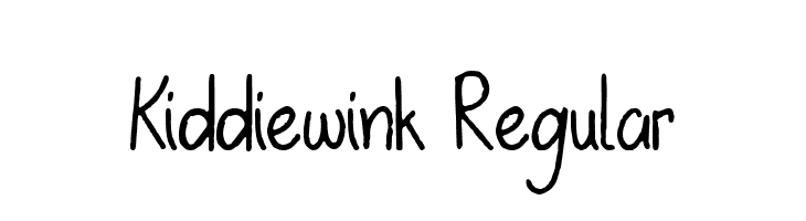 Kiddiewink Regular  Frei Schriftart Herunterladen