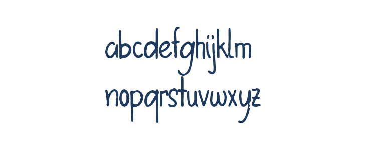 Kiddiewink Regular Lowercase