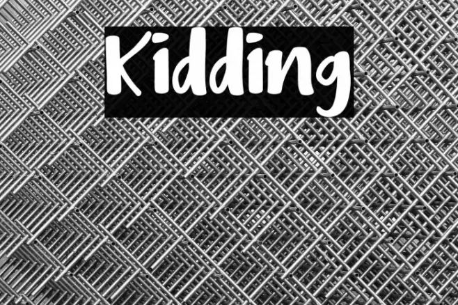 Kidding Font examples