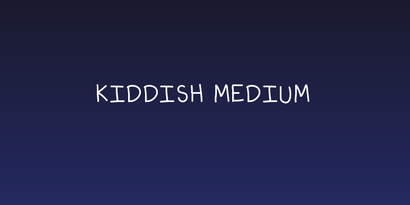 Kiddish Medium Social Header