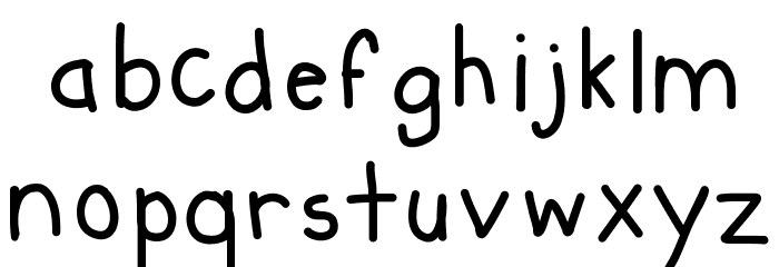 Kiddish Medium Font LOWERCASE