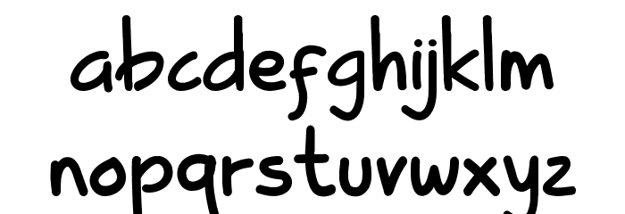 Kiddle Summer Font LOWERCASE