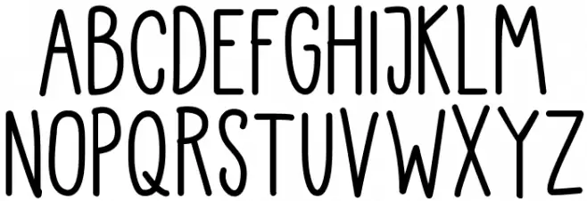 Kiddo Handwriting Medium Schriftart Groß