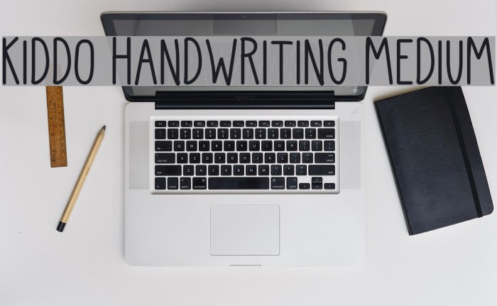 Kiddo Handwriting Medium Font examples