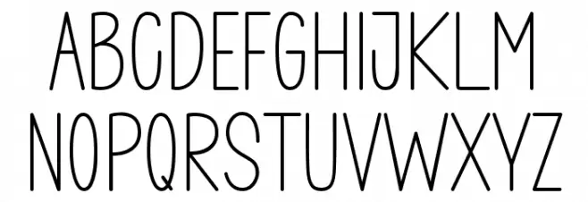 Kiddo Sans Schriftart Groß