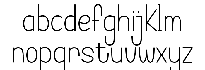 Kiddo Sans Font LOWERCASE