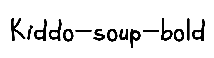 Kiddo-soup-bold Font