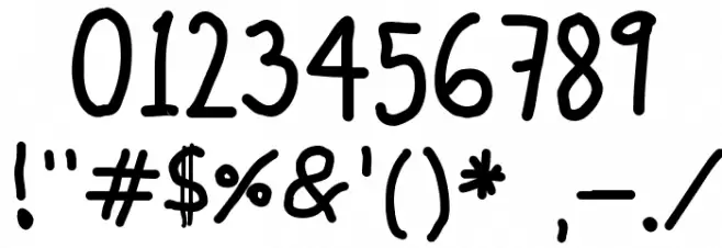 Kiddo-soup-bold Font OTHER CHARS