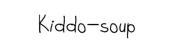 Kiddo-soup Font