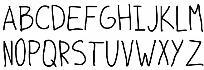 Kiddo-soup Schriftart Groß