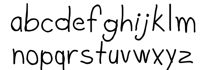 Kiddo-soup Font LOWERCASE