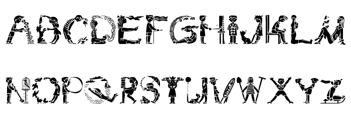 KiddoTR Font LOWERCASE