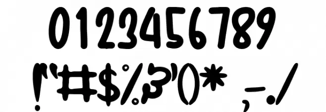 Kiddos Club Font OTHER CHARS