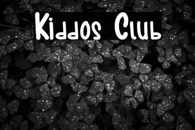 Kiddos Club Font examples