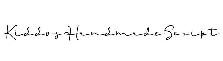Kiddos Handmade Script  Frei Schriftart Herunterladen