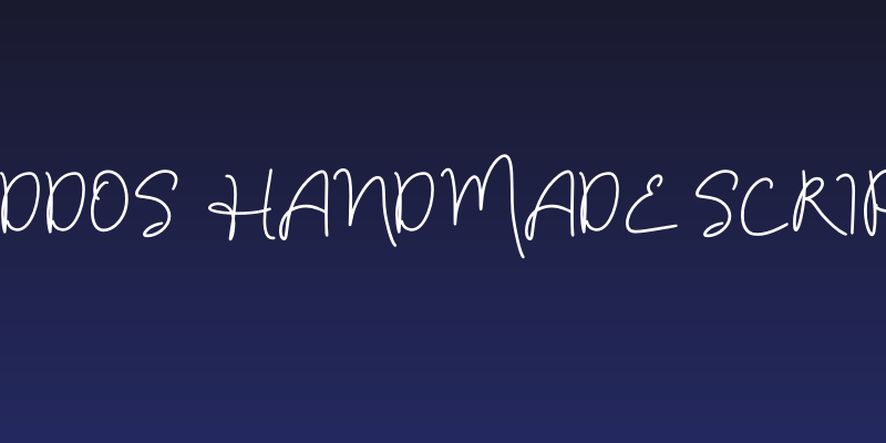 Kiddos Handmade Script Social Header