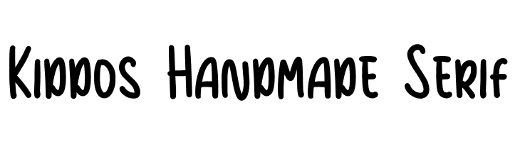 Kiddos Handmade Serif  フリーフォントのダウンロード
