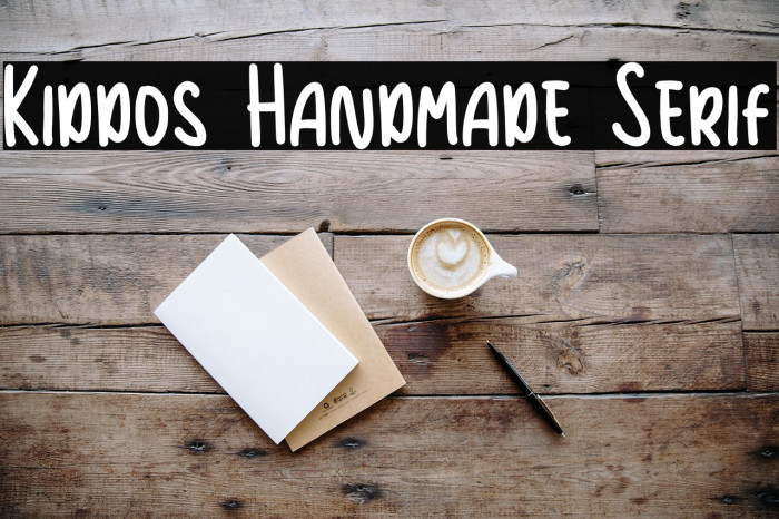 Kiddos Handmade Serif Example 1