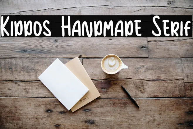 Kiddos Handmade Serif Example 1
