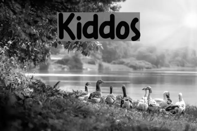 Kiddos Font examples