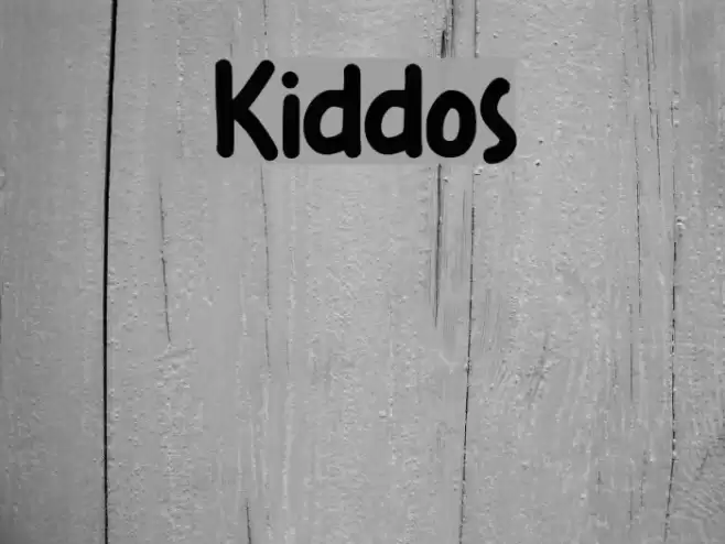 Kiddos Font examples