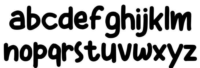 Kiddos Font LOWERCASE
