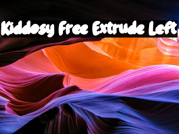Kiddosy Free Extrude Left Example 1