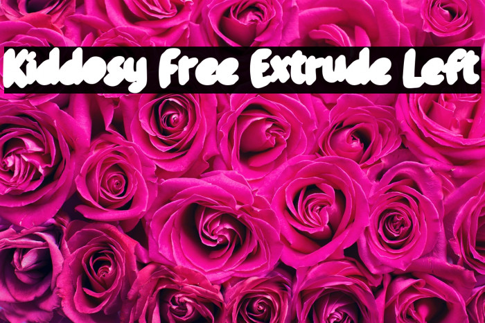 Kiddosy Free Extrude Left Example 2