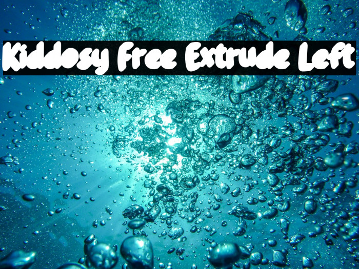 Kiddosy Free Extrude Left Example 3