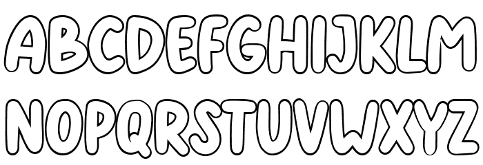 Kiddosy Free Outline Font - FFonts.net